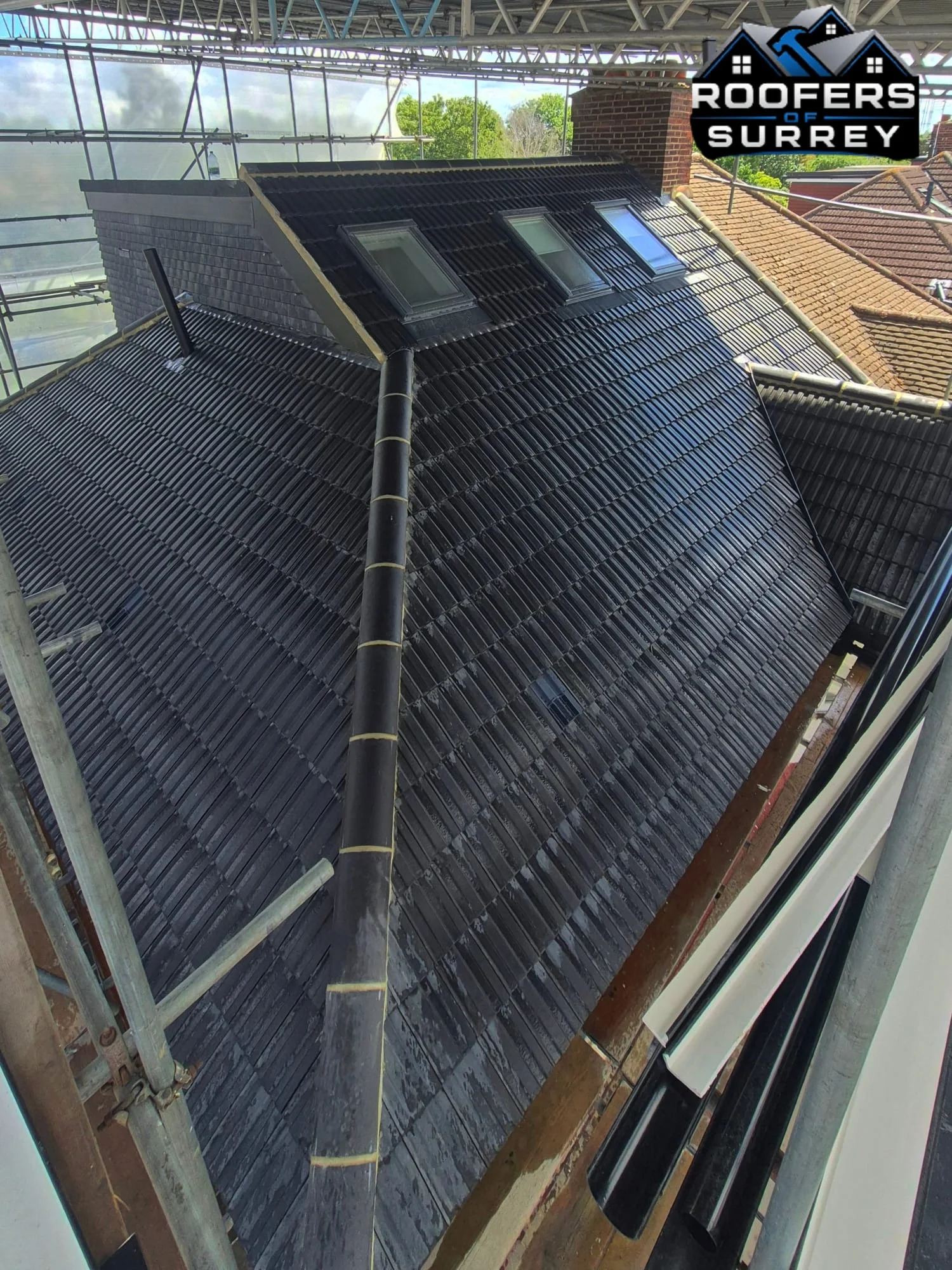 Roofers of Surrey on-site project update 1